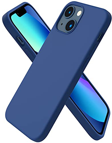 ORNARTO für iPhone 13 Mini Hülle aus Silikon 5,4 Zoll - KönigsBlau | Premium Flüssigsilikon, dünne Handyhülle, weich, griffig, stoß- und kratzfest, Royal Blue und viele weitere Farben