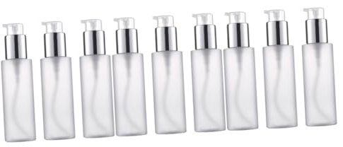 Housoutil 9stücke Druckspender Flasche Tragbare Nachfüllbare Behälter Für Shampoo Lotion Kosmetika Für Reisen Und Camping