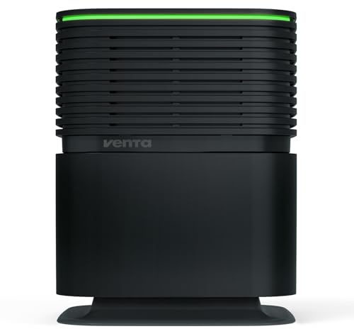 Venta 2-in-1 Luftreiniger & Luftbefeuchter AW735 Hybrid, 6 L, 350 ml/h, 23 dB, 5 W, CADR 250m³/h, 3-fach Reinigung, H13: 99,97% Feinstaub, Viren, Aktivkohle: Gase, 50 m²/125 m³, App- & Sprachsteuerung