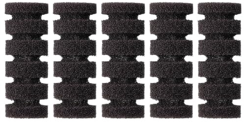 DONGKER Filtermedium Aquarium, 5 Stück Aquarium Vorfilter Schwamm, Ersatz Wasserfilter für Außendurchmesser 1,2-1,6 cm Einlass-Außenfilterrohr
