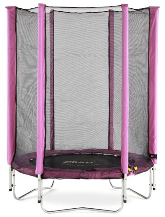Plum Play Junior Trampolin und Enlosure (Rosa)