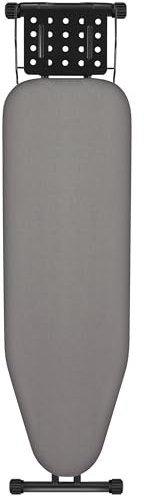 Aoufottes Asse da stiro pieghevole, Ironing Board, robusto asse da stiro con ripiano da stiro, con piedini antiscivolo, struttura stabile, asse da stiro da tavolo con altezza regolabile, area ironing