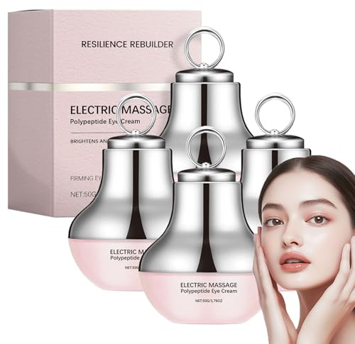 Massaggiatore elettrico per occhiaie, crema rassodante per occhiaie, crema rassodante sotto gli occhi per idratare e rinfrescare gli occhi stanchi, con massaggiatore delicato vibrante per borse sotto