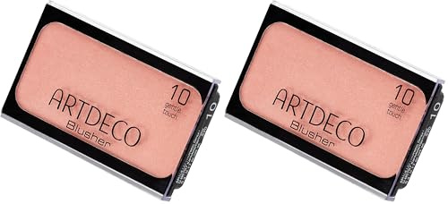 ARTDECO Blusher - Schimmernder Rouge langanhaltend - 1 x 5 g (Packung mit 2)