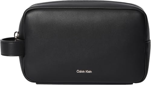 Calvin Klein Herren Kulturbeutel Raised mit Trageschlaufe, Schwarz (Black), Einheitsgröße