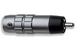 In-Akustik Gap RCA Rhodium Cinchstecker | Kabeldurchmesser: bis 8,2 mm