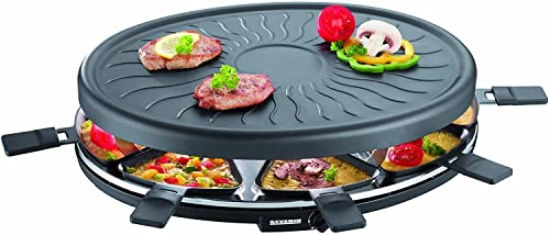 Severin RG 2681 Raclette, 1.100 W, incl. 8 padelle antiaderenti
