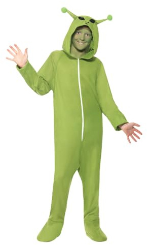 Smiffys Disfraz de alienígena todo en uno para niños