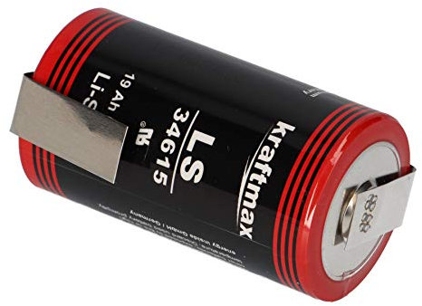 Batteria al litio da 3,6 V, 19000 mAh, LS34615 D, cella Mono LF Z a forma di saldatura, batteria ad alte prestazioni di qualità industriale