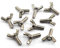 M5x12 Tornillo de mariposa de acero inoxidable 304 (paquete de 30)