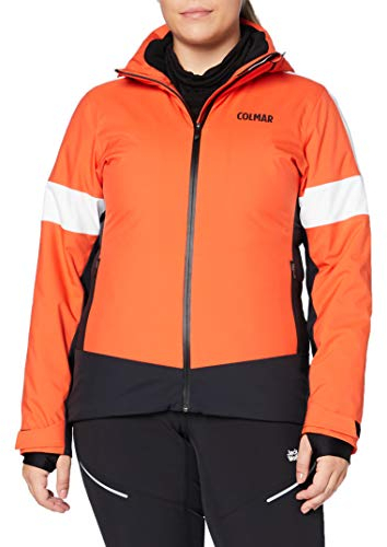 Colmar Damen Jacke-2942 Jacke, Lobster-Black-White, 46