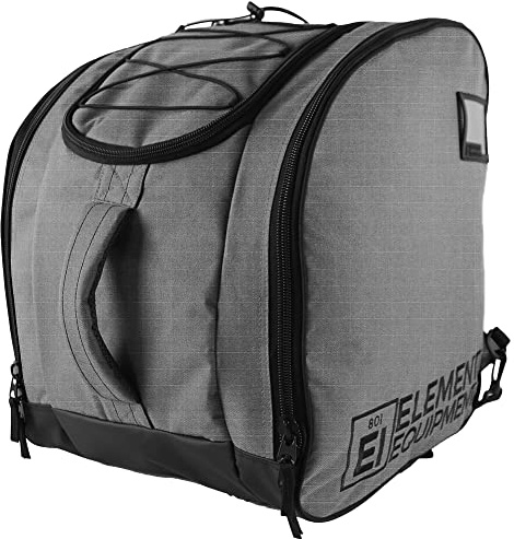 Element Equipment Boot Bag Deluxe Snowboard Ski Backpack Grey Ripstop