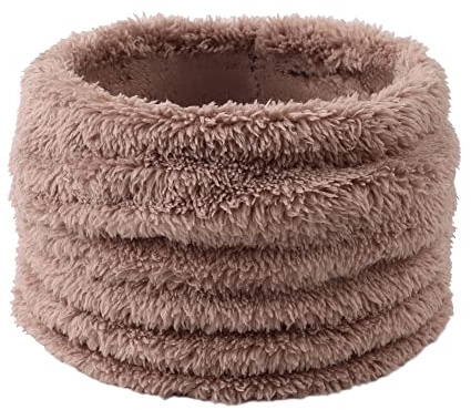 Pesaat Winter Schal Kinder Erwachsene Rundschal Mädchen Jungen Loop Schal aus Dicke Fleece Warmer Schlauchschal Flauschig Schal Damen Herren