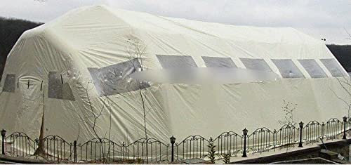 Inflatable Hot Tub Swimming Pool Enclosure Solar Dome Cover Tent W/Blower New (Size: 12x7.5x4.5m)