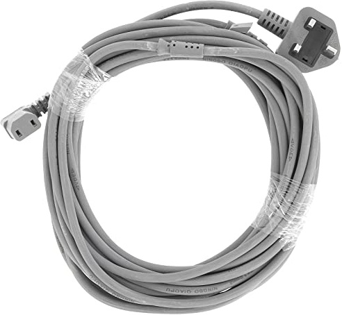 Masterpart 10m Grey Mains Cable Plug compatible with Kirby Generation Vacuum Cleaner G3, G4, G5, G6, G7