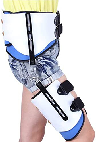 LARIAU Orthopädische Gelenkknieorthese, verstellbare Hüftgelenk-Abduktionsorthese Beinorthese für ACL, PCL, MCL, Arthritis