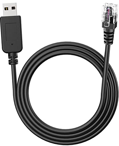 Cavo rilevatore radar, cavo USB a spina RJ11, per rilevatore radar Escort Valentine One, Uniden, Beltronics, Cobra Whistler, cavo di alimentazione di ricambio per rilevatori radar (RJ11-3 m)