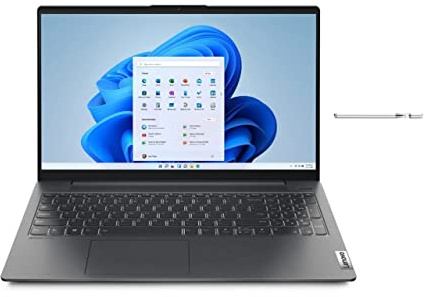 Lenovo IdeaPad 5i Ordinateur portable à écran tactile 15,6 Processeur Core i5-1135G7 8 Go de RAM 256 Go SSD Intel Iris Xe Graphics Clavier rétroéclairé Lecteur d'empreintes digitales Windows 11