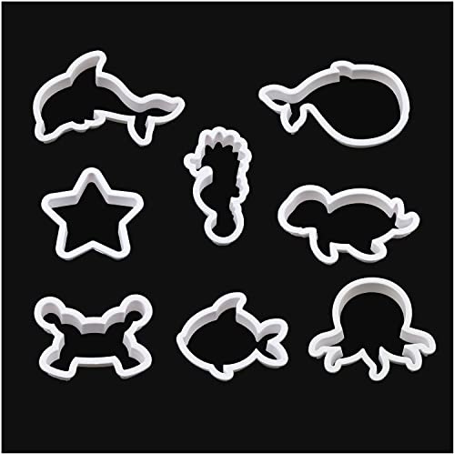 Biscuit Mould E-outstanding 1set Plastic Fondant Biscuit Cutter, Plastic Baking Mold Pastry Plunger Fondant Cupcake Topper Decorating Tools, Cookie Cutters