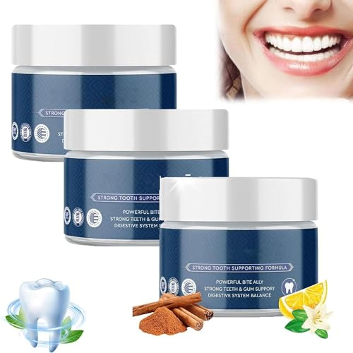 Polvo dental Fortbite - Pasta dental Fortbite Polvo blanqueador de dientes Elimina eficazmente las caries Pasta dental en polvo totalmente natural