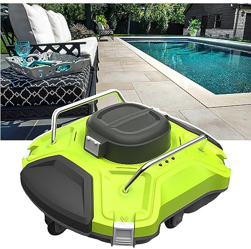 Pool Cleaner,Automatic Pool Cleaner, Smart Control Underwater Vacuum Cleaner, Pool Vacuum Cleaner Robot with 6 Litre Bag