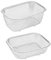 Colador De Acero Inoxidable, Cesta Rectangular Colador Para Verduras, Cesta De Papas Fritas, Colador De Pie Colador De Cocina Para Tamizar, Escurrir, Enjuagar Y Verduras