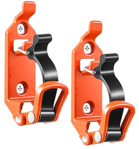 Hsthe Sea 1Pair Shovel Holder Carabiner Tool Holder Handle Clamp Fastener Device Holder for Roof Rack Wall