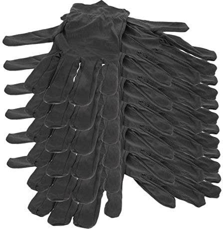 Anneome 6paare Baumwollhandschuhe Für Schmuckinspektion Weiche Elastische Arbeits Und Untersuchungshandschuhe Für Schmuck Und Mehr Für Juweliere Und Sammler