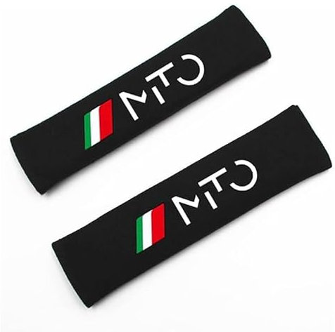 JDUYHS 2 Pezzi Auto Cuscinetti Cintura Sicurezza per Alfa Romeo Mito, Copri Cintura di Sicurezza Auto, Copricintura Auto Imbottitura Cintura Sicurezza Protezione Copri