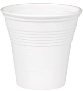 Generico 1000 Bicchierini Caffè in Plastica 80 ml Bianco 10 confezioni da 100 pz bicchieri piccoli macchinettà caffè ufficio bar per uso quotidiano