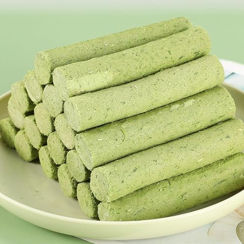 Frfik Palitos de dentición de hierba para gatos | Juguetes masticables para dentición | Juguete para gatos de interior | Barra molar de dientes de hierba con ingredientes naturales para gatos