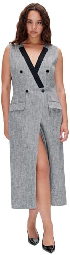 BAUM UND PFERDGARTEN Damen Aurore Dress Kleid, Salz und Pfeffer, 40