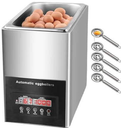 forplubossmmp Macchina Professionale per Cuocere Le Uova - Controllo della Temperatura Integrato da 30 A 90 ℃, Cuoci-Uova Elettrico Hot Spring Egg Machine per Uso Commerciale E Domestico