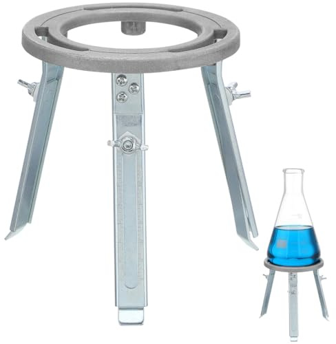 Garneck Verstellbarer Labor-stativ Mit Alkohol-lampenhalter Aus Aluminiumlegierung Für Chemische Experimente Tragbarer Heizungsunterstützungsständer