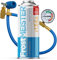FrostMEISTER 3 in 1 – Kit di ricarica completo per condizionatori d'aria auto (400 ml + tubo manometro) – Include sostituzione gas, olio compressore e sigillante per un aggiornamento AC rapido e