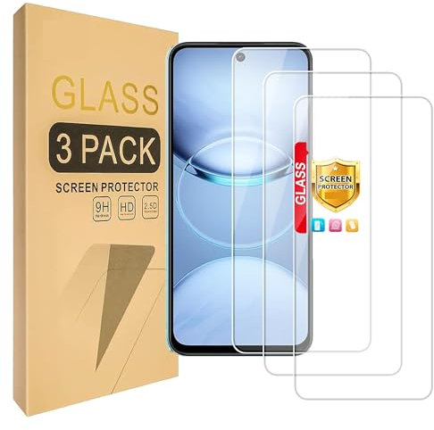 Lucyliy [3 paquetes] Compatible con Piezas para Xiaomi Redmi Note 10 Pro Protector de pantalla [Dureza 9H ] [Alta definición] [Antiarañazos]