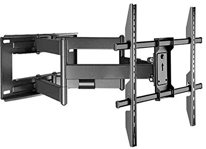 Support TV Full Motion – Support pivotant et inclinable pour téléviseurs incurvés LED LCD de 50 à 100 pouces Supporte jusqu'à 120 kg VESA 600 x 800/200 x 200 mm
