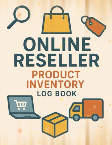 Online Reseller Product Inventory Log Book