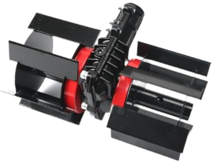 kowaku Cultivateur Rotatif pour Jardin, Outil de Désherbage et Émietteur de, 28cmx15cm