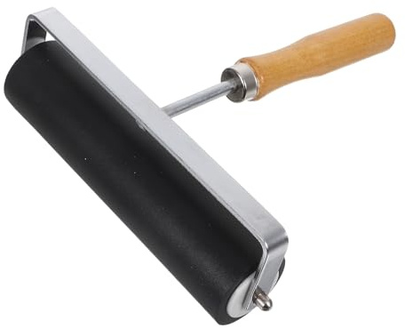 DIYEAH Rullo in Gomma per Stampa Strumento Manico per Inchiostrazione Adatto Progetti Artistici e Artigianali per Stampa su Blocchi Creazione di Timbri e Pittura