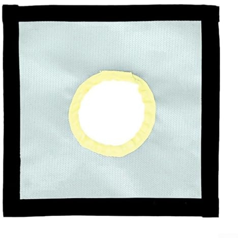 Niceminiwall Chimenea ignífuga para estufas de leña - Alfombrilla de silicona y fibra de vidrio resistente al calor, 24 x 24 cm, color plateado, compatible con chimenea de estufa de camping (24 x 24