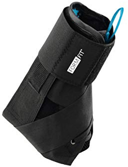 Ossur FormFit Ankle Brace with Speedlace & Figure 8 Straps | Single Pull Closure & Removable Semi-Rigid Stays | Ankle Immobilization Post Injury or Prophylactic Use | Durable Material | (Medium)