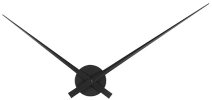 Karlsson KA450050 Horloge murale Aiguille XL Little big time Métal aluminium D90cm Noir