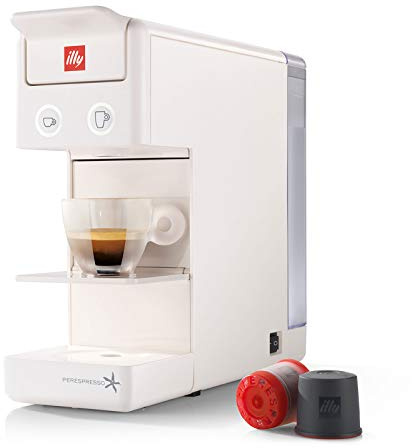 illy Macchina da Caffè a Capsule Iperespresso Y3, Bianco