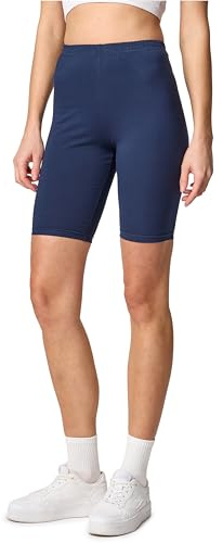 Merry Style Kurze Leggings Damen Radlerhose Baumwolle Shorts MS10-200 | Elastischer Bund, weich, atmungsaktiv und hautfreundlich, für Alltag, Zuhause, Yoga, Fitness, Sport und warme Sommertage