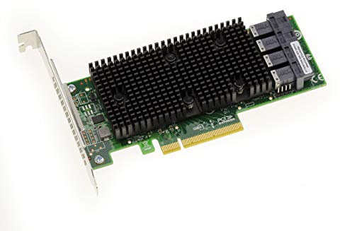 KALEA-INFORMATIQUE Tarjeta controladora interna PCIe 3.1 SAS + SATA + NVMe de 12 GB y 16 puertos. Modelo OEM 9400-16i
