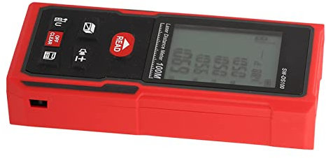 Laser Distance Gauge, Anti Slip 630 To 670nm Laser Distance Meter Handheld for Buildings (100m / 328.1ft)