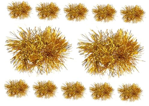WHAMVOX 12stücke Cheerleading Pom Poms Handblumen Metallic Für Sportveranstaltungen Tanzaufführungen Und Festlichkeiten Mit Elastischem Armband Für Bequemen Sitz