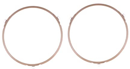 Cabilock 2stücke Mikrowellen-drehtellerring Aus Kunststoff Halterung Für Mikrowellenplatten Ersatzteil Für Drehteller Zubehör Für Mikrowellen