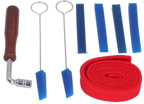 Joyance Klavier-Stimm-Set, 8-teilig, professionelles Klavier-Stimmset, universelles Klavier-Stimmhammer, Dämpfungs-Set für Studenten, inklusive Klavier-Stimmhebel-Werkzeug, komplettes Stimmgerät-Set